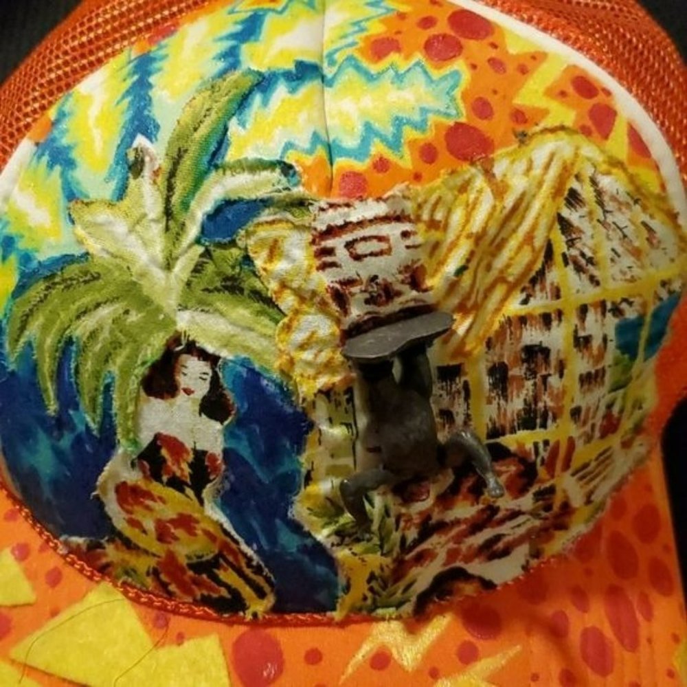 Trucker Hat, Custom Patchwork - image 7